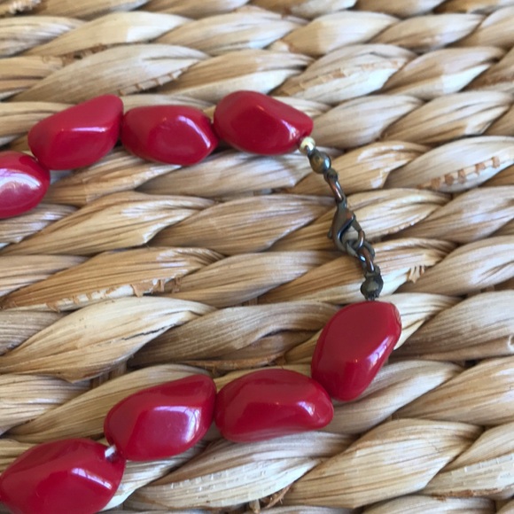 Banana Republic Red Statement Jewelry - Picture 4 of 8